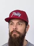 Бейсболка HOOD арт. 106-MWL003-PA004-CM Fresh West Philly (красный)